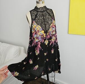 Free People Intimately lace detail dress. MEDIUM